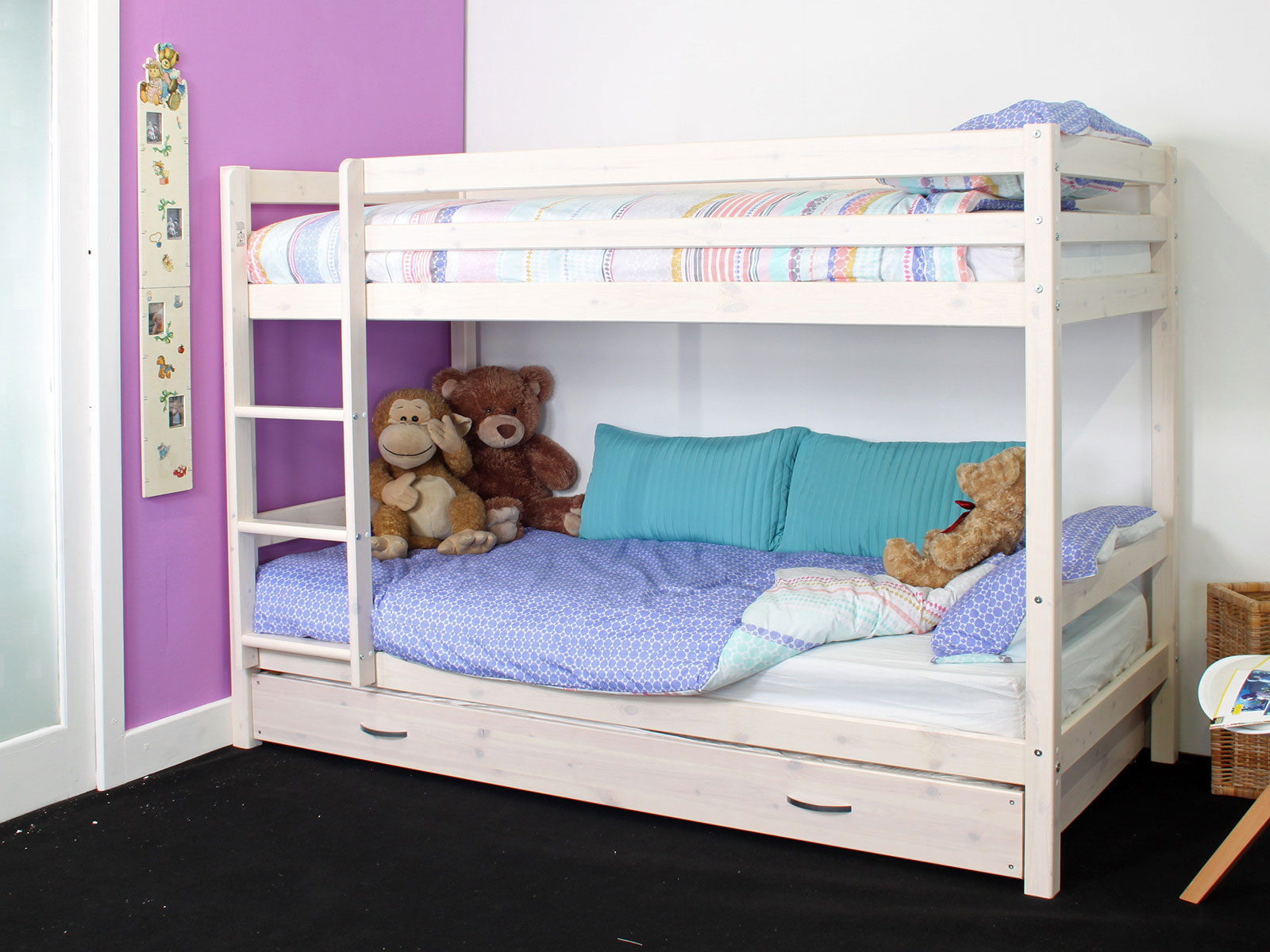 Kids Avenue Flexa Hit 5 Bunkbed with Trundle Drawer