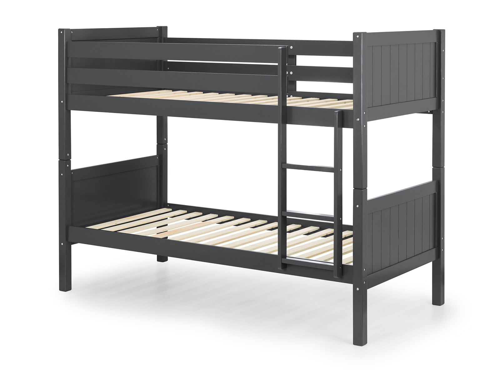 3ft Single Julian Bowen Bella Bunk Bed in Anthracite