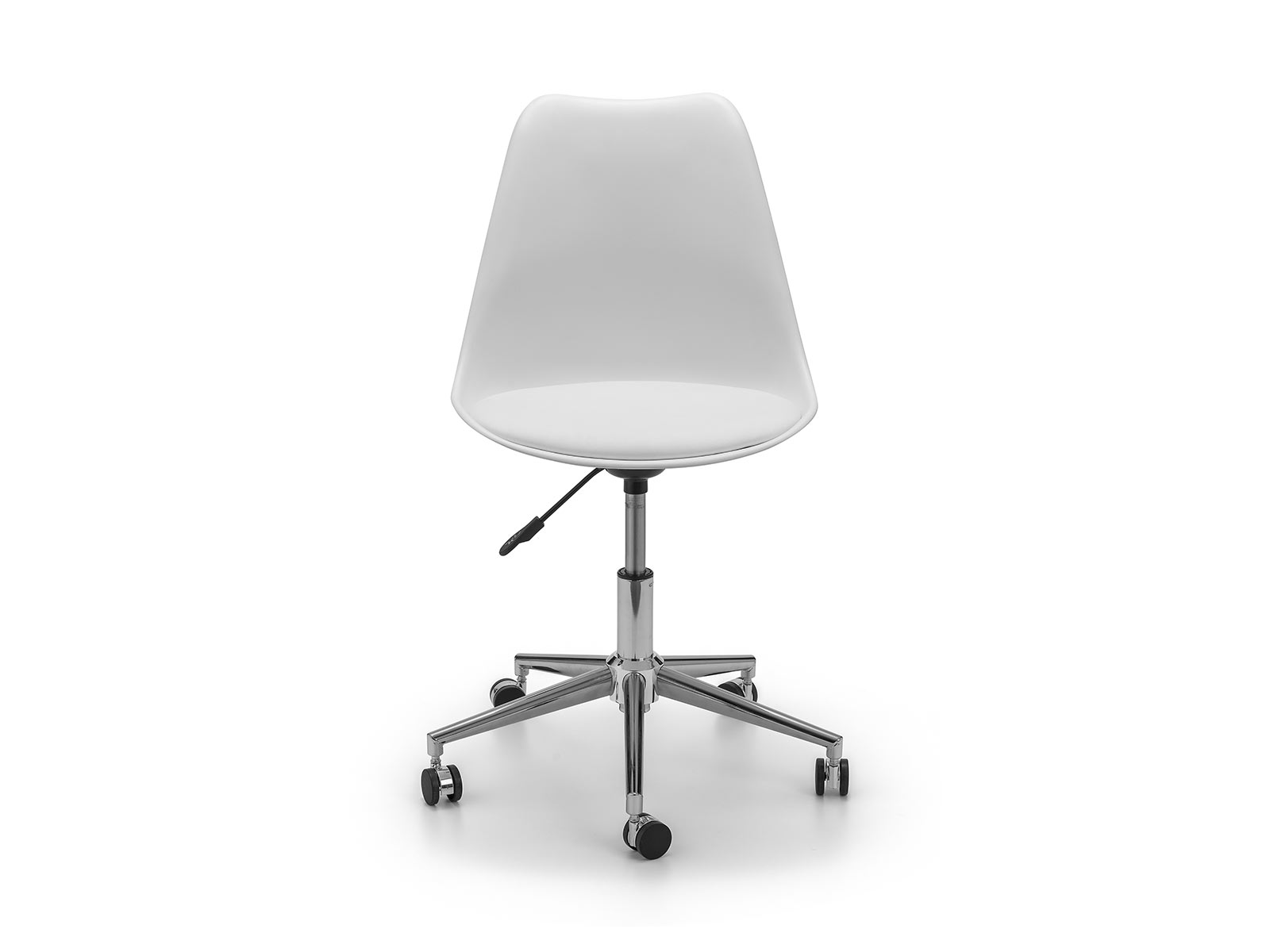 Julian Bowen Erika Office Chair in White / Chrome From The Sleep Shop