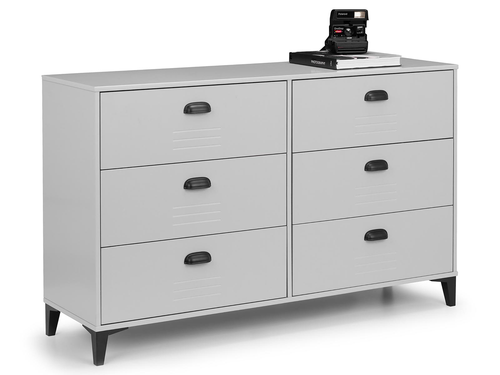 Julian Bowen Lakers Locker 6 Drawer Wide Chest