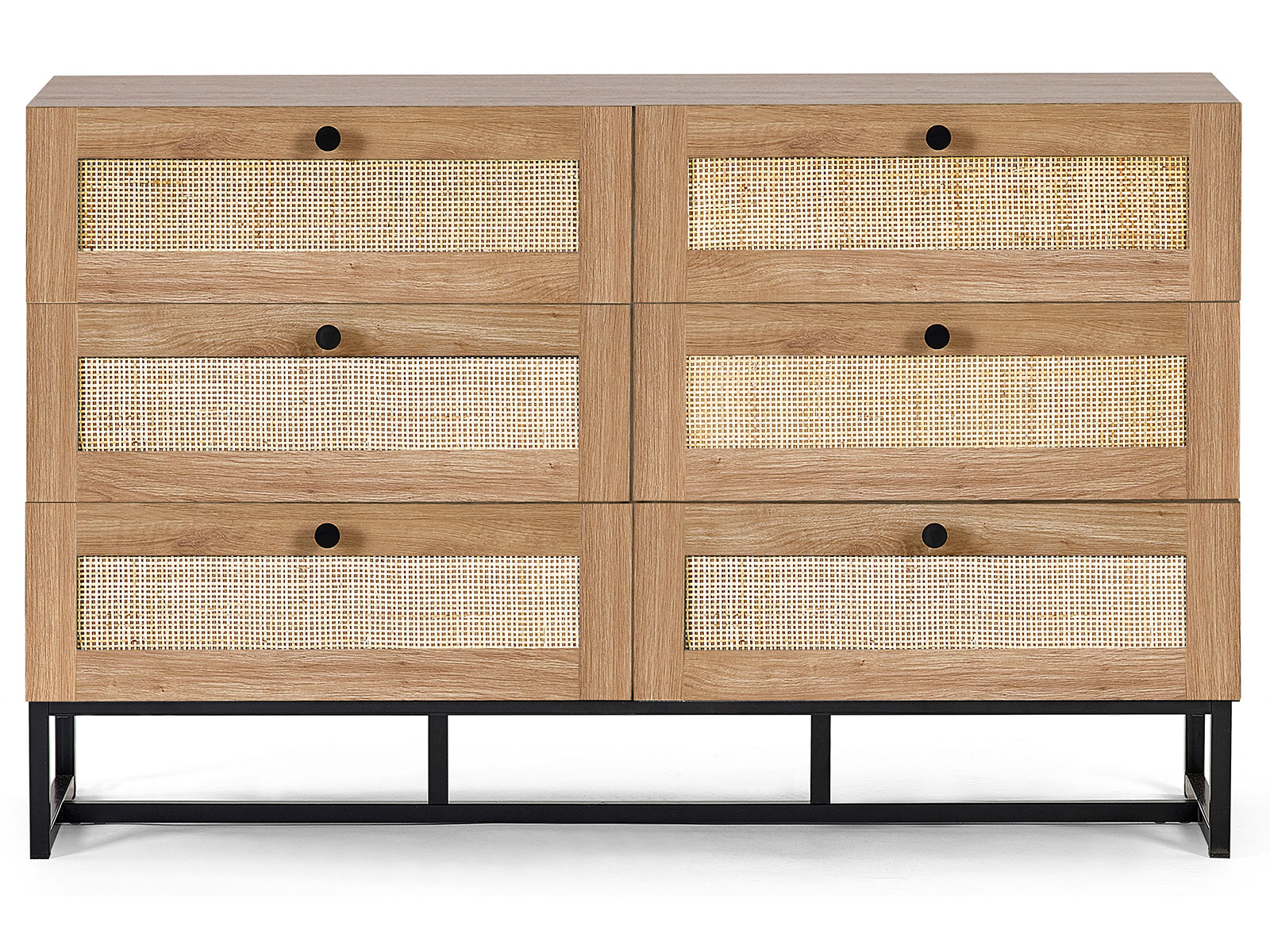 Julian Bowen Padstow Chest 6 Drawer in Oak