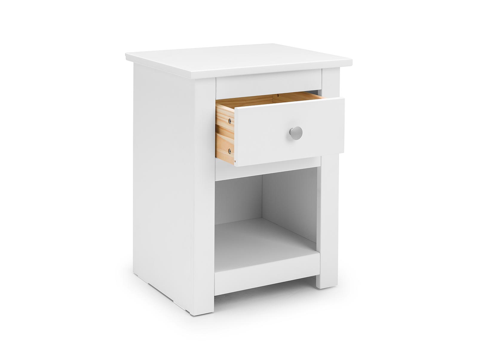 Julian Bowen Radley Bedside 1 Drawer in Surf White