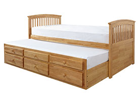 3ft Single Sleep To Go Marcell Hardwood Captain's Bed
