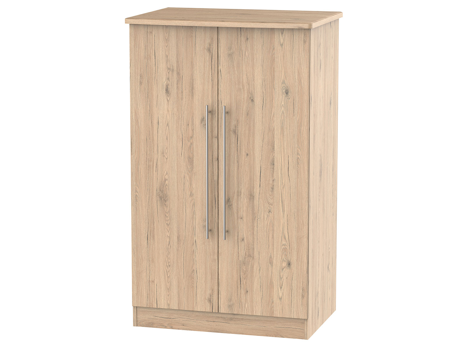 Furniture Sherwood 2ft6 Plain Midi Wardrobe