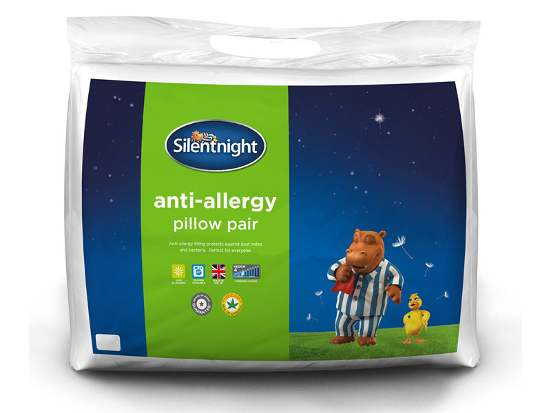 Silentnight Anti Allergy Pillows Pair From The Sleep Shop