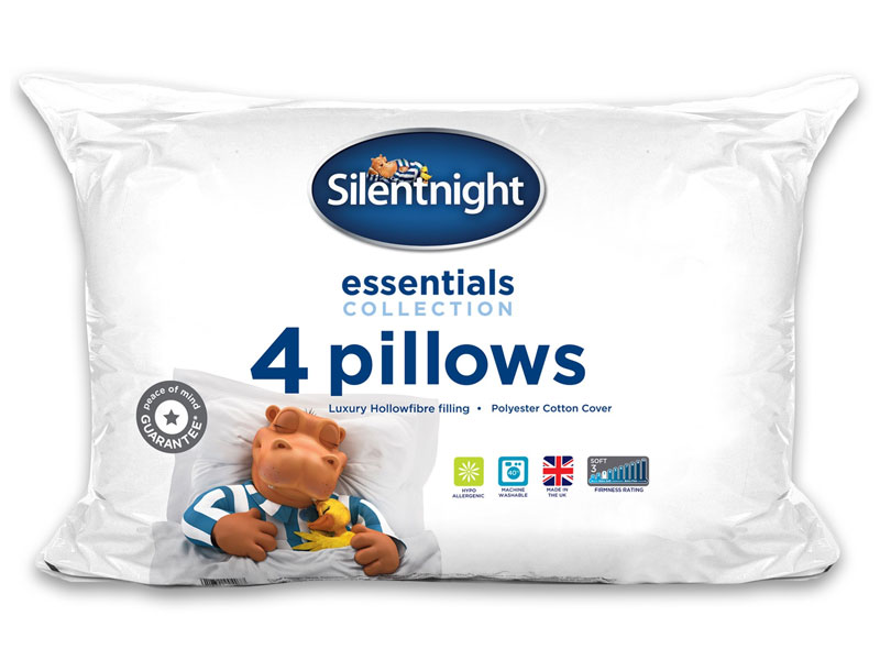 Silentnight Hollowfibre Pillow 4 Pack From The Sleep Shop