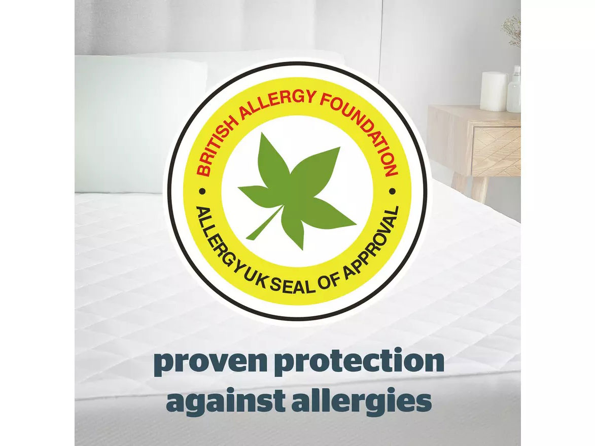 3ft Single Silentnight Anti Allergy Mattress Protector 4