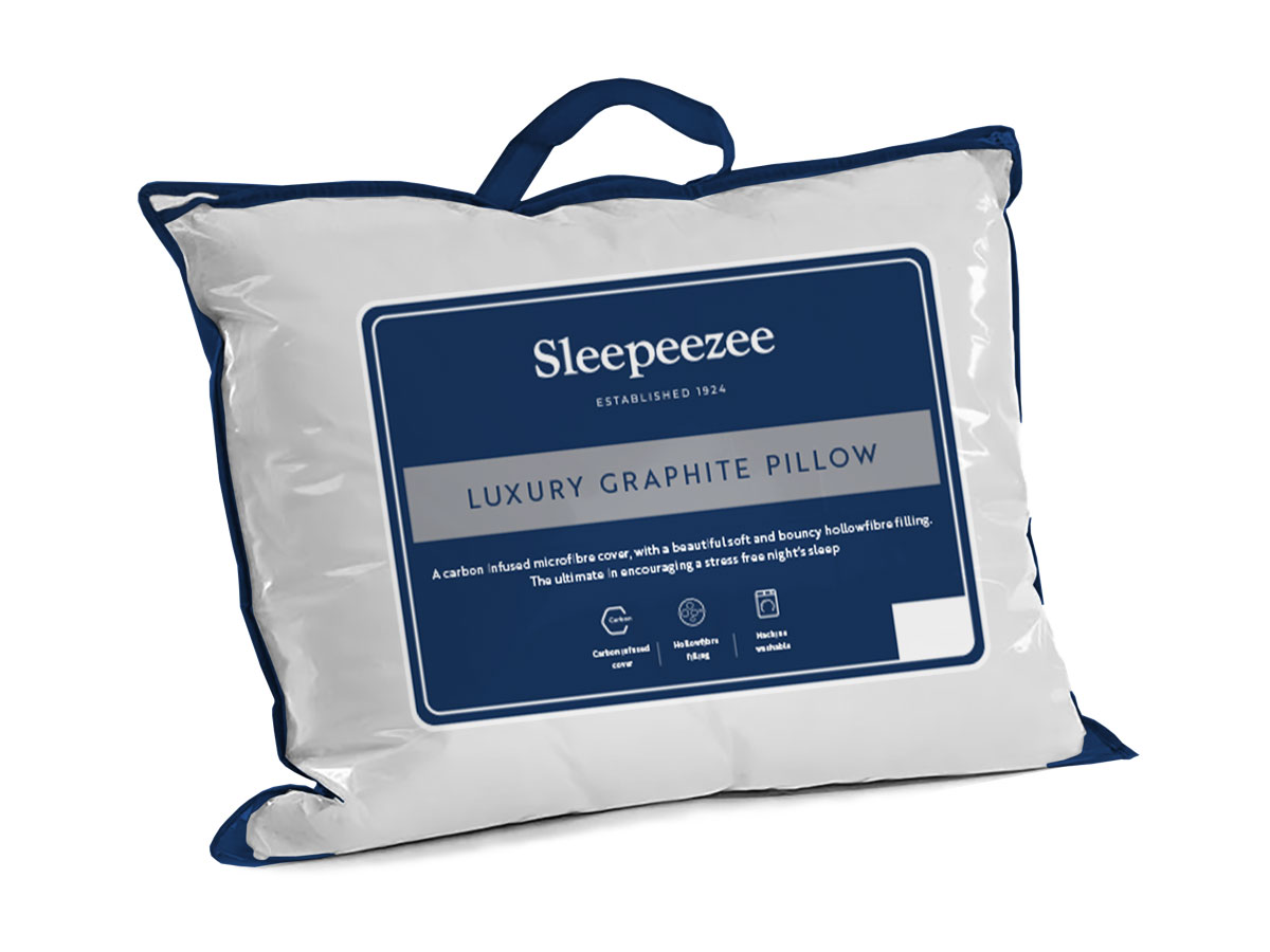 Sleepeezee Luxury Graphite Pillow From The Sleep Shop