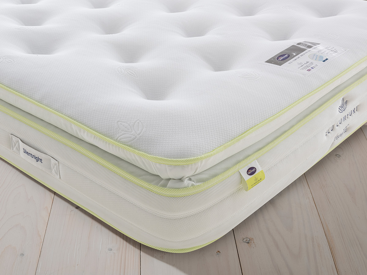 5ft King Size Silentnight Eco Comfort Breathe 1400 Pocket Pillow Top Mattress